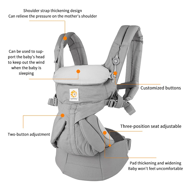 Adjustable Breathable Infant Carrier Backpack